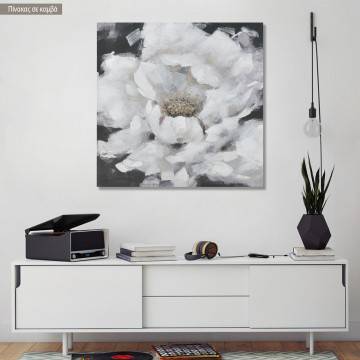 Πίνακας σε καμβά White bloom