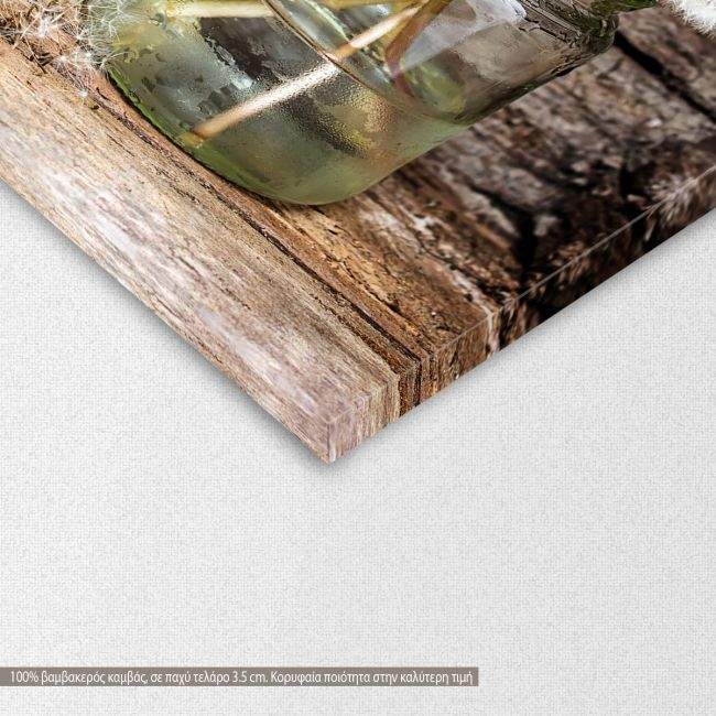 Canvas print White dandelions