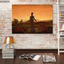 Canvas printWoman before the rising sun , Caspar D. F