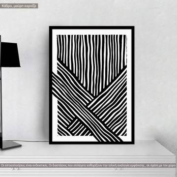 Abstract lines II, poster
