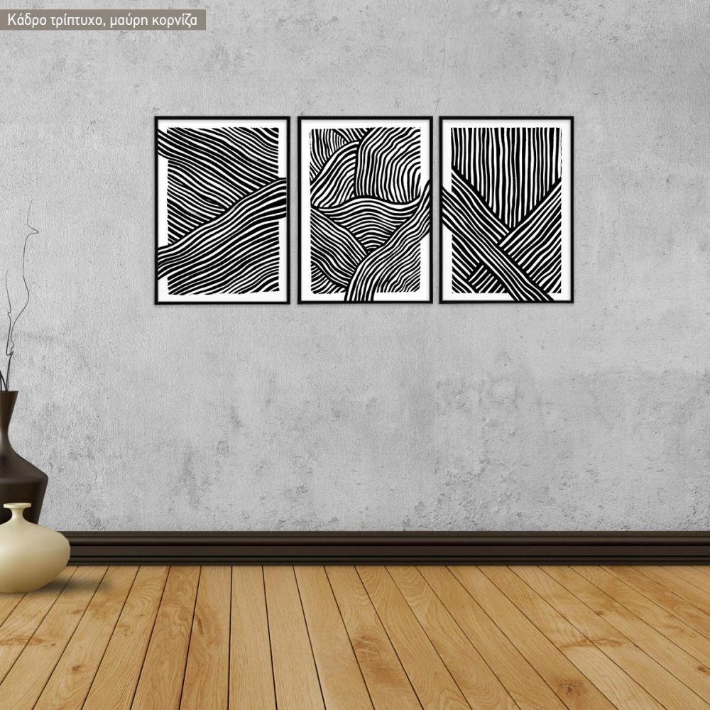 Abstract lines III, poster