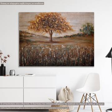 Πίνακας σε καμβά Paysage d'automne