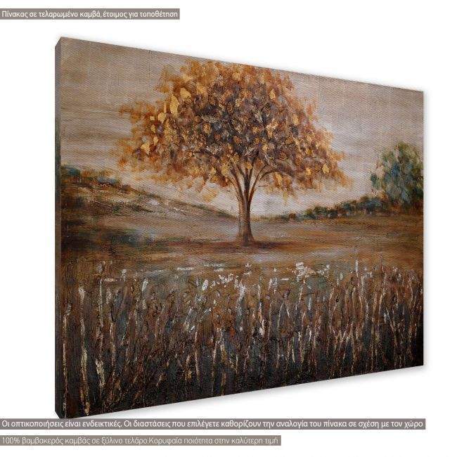 Πίνακας σε καμβά Paysage d'automne, κοντινό. Διαθέσιμο και σε κάδρο μαύρη κορνίζα, λευκή κορνίζα, ξύλινη κορνίζα, αφίσα, πόστερ