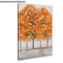 Canvas print, Orange trees vertical