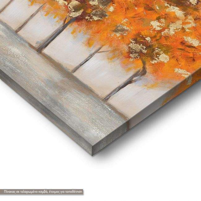 Canvas print, Orange trees vertical