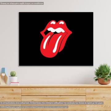 Πίνακας σε καμβά Rolling Stones II