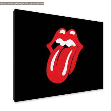 Πίνακας σε καμβά Rolling Stones II Καμβάς τελαρωμένος Όψη 1 2