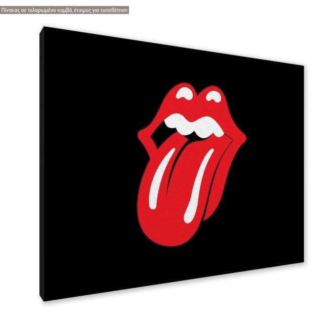 Πίνακας σε καμβά Rolling Stones II, κοντινό. Διαθέσιμο και σε κάδρο μαύρη κορνίζα, λευκή κορνίζα, ξύλινη κορνίζα, αφίσα, πόστερ