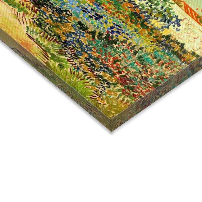 Πίνακας ζωγραφικής Garden at Arles, Vincent van Gogh, αντίγραφο σε καμβά, λεπτομέρεια