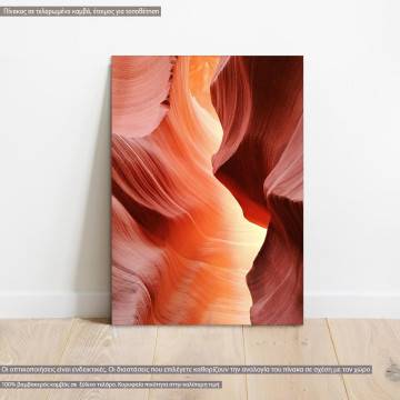 Canvas print, Curvy rock formation I