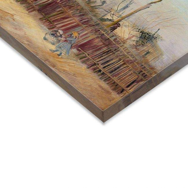 Canvas print Street scene in Montmartre, Vincent van Gogh