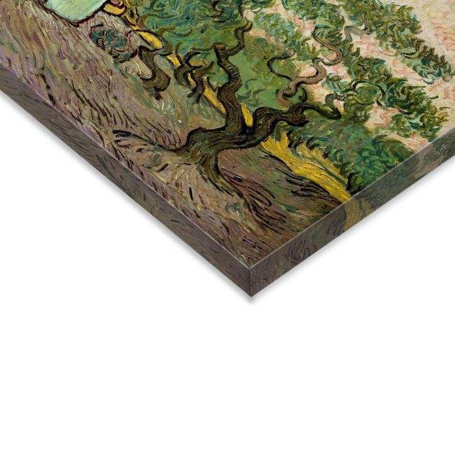 Πίνακας ζωγραφικής The olive pickers, Vincent Van Gogh, αντίγραφο σε καμβά, λεπτομέρεια