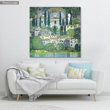 Canvas print Church in Cassone, Klimt G.