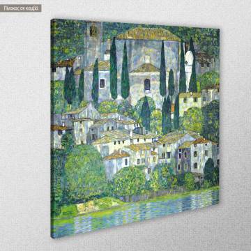 Canvas print Church in Cassone, Klimt G. 2