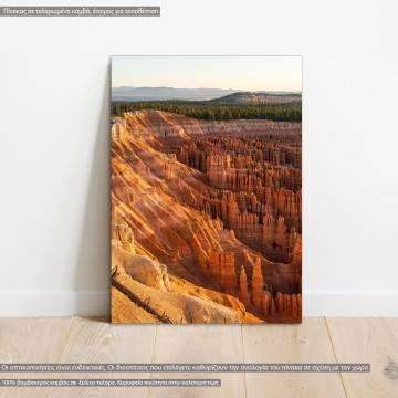 Canvas print, Sunrise in canyon