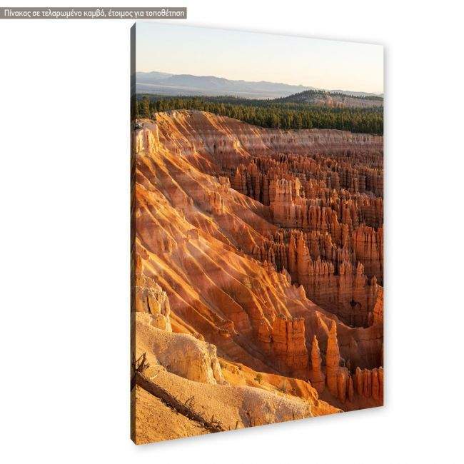 Canvas print, Sunrise in canyon