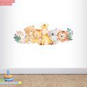 Kids wall stickersHappy frienfly animals