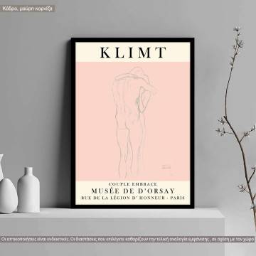 Couple embrace, Klimt G, Poster