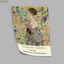 Αφίσα Έκθεσης Lady with fan, Klimt G, αφίσα, κάδρο