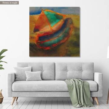 Πίνακας ζωγραφικής Boat floating, Klee P