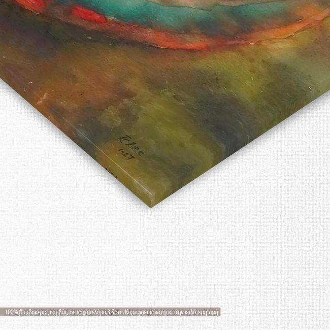 Canvas print Boat floating, Klee P.