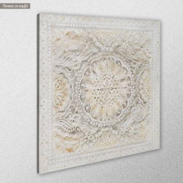 Πίνακας σε καμβά Geometrical floral design 2