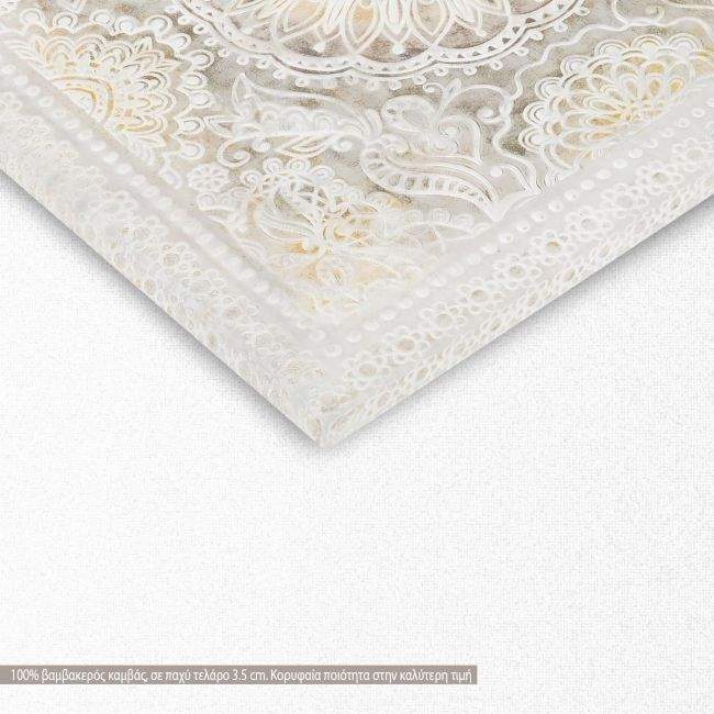 Canvas print Geometrical floral design