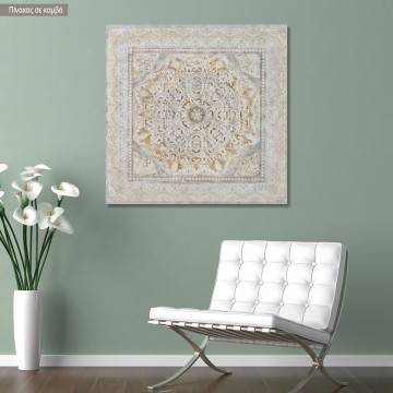 Canvas print Geometrical floral design I