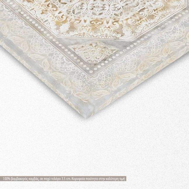 Canvas print Geometrical floral design I