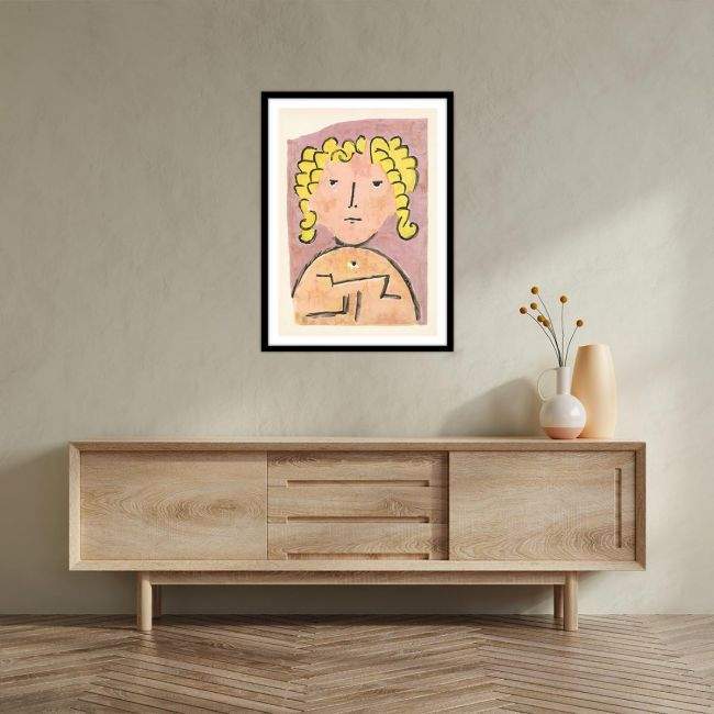 Canvas print Head of a child, Klee P.
