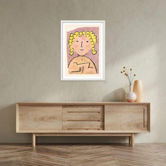 Canvas print Head of a child, Klee P.