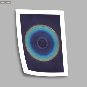 Homocentric circles, κάδρο, μαύρη κορνίζα 2