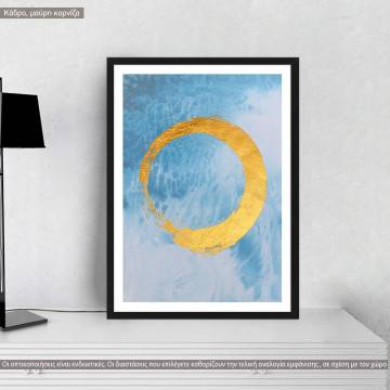 Gold circle, poster