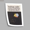 Αφίσα Έκθεσης Bauhaus archive, αφίσα, κάδρο