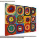 Πίνακας ζωγραφικής Squares with concentric circles, Kandinsky W, αντίγραφο σε καμβά, κοντινό. Διαθέσιμο και σε κάδρο μαύρη κορνίζα, λευκή κορνίζα, ξύλινη κορνίζα, αφίσα, πόστερ