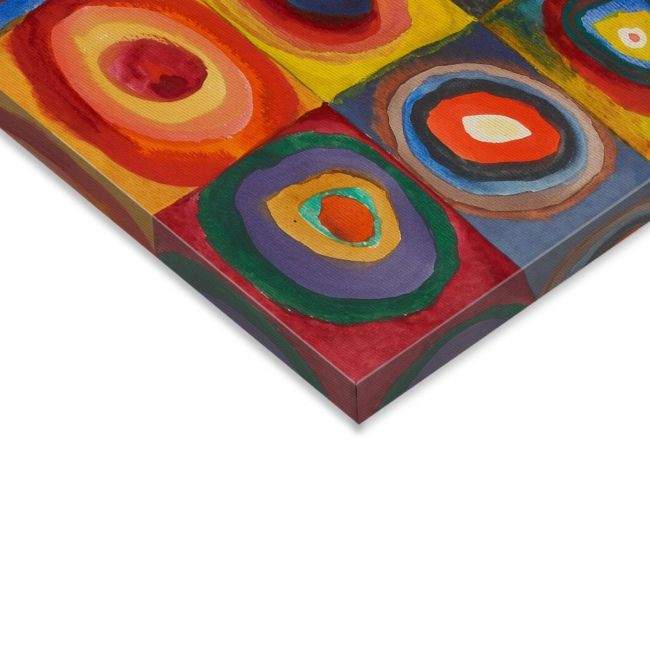 Desillusie geduldig Onbevredigend Canvas print Squares with concentric circles, Kandinsky W.