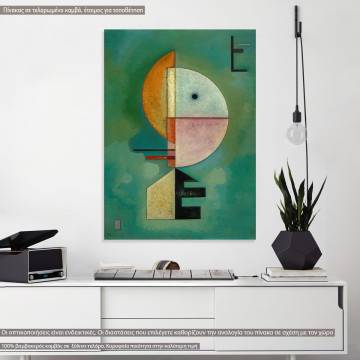 Canvas print Upward geometric shapes Kandinsky Framed canvas View 1 2