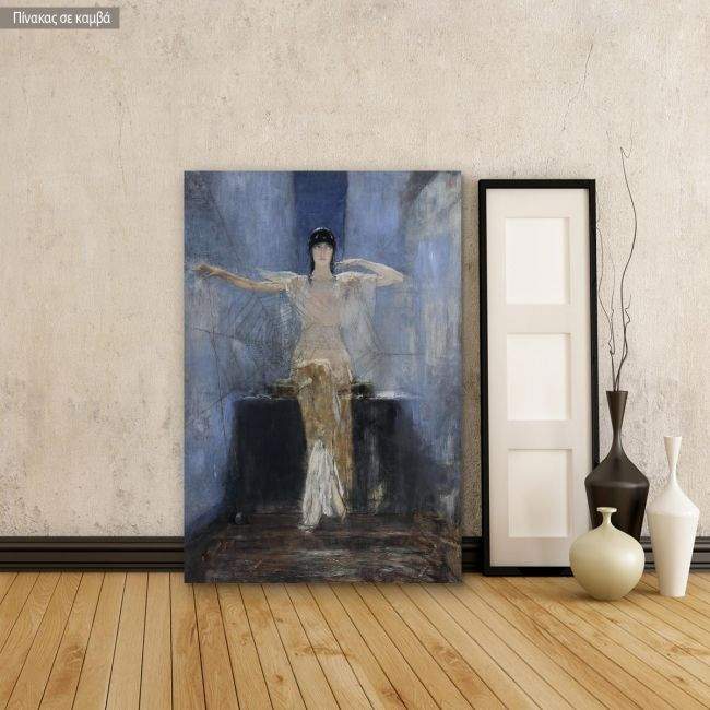 Πίνακας ζωγραφικής Η αράχνη, Γύζης, καμβάς 2