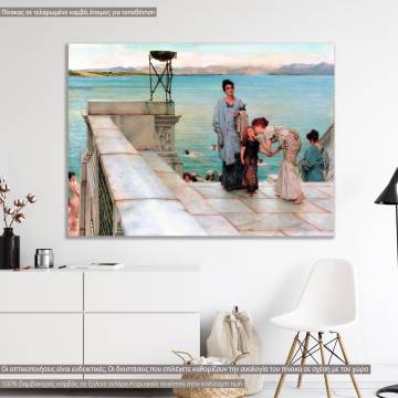 Canvas print A kiss, Lawrence Alma Tadema