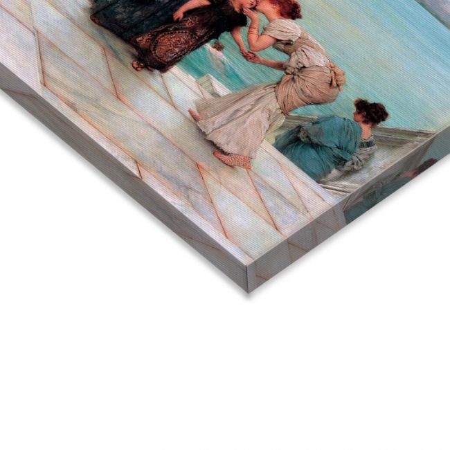 Πίνακας ζωγραφικής A kiss Lawrence Alma-Tadema, αντίγραφο σε καμβά, λεπτομέρεια