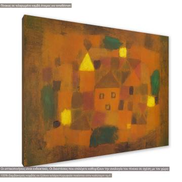 Canvas print Landscape at sunset Klee P. Framed canvas View 1 2