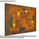Canvas print Landscape at sunset, Klee P.