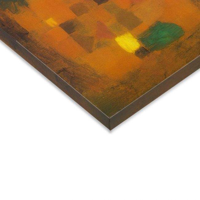 Canvas print Landscape at sunset, Klee P.