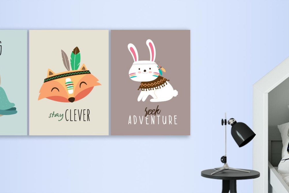 Πίνακες παιδικοί τρίπτυχοι