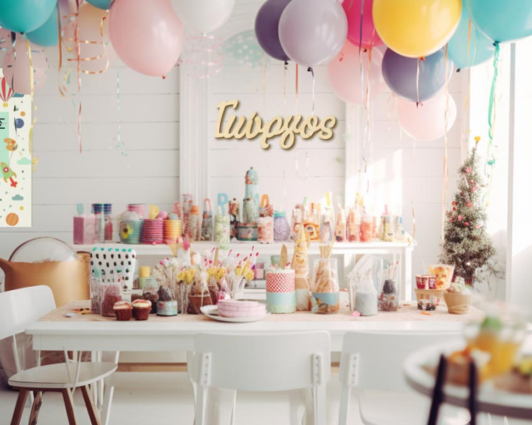 Στολισμός  παιδικού πάρτι,  ιδέες  και υλικά 